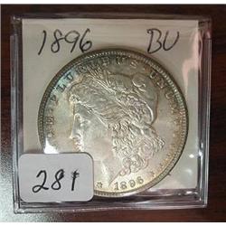 1896 Morgan Silver Dollar  BU