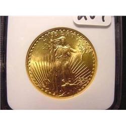 1925 $20.00 Saint Gaudens Gold Coin  NGC  MS 65
