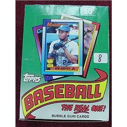1990 Topps Full Box of  Unopened Wax Pack Basebal