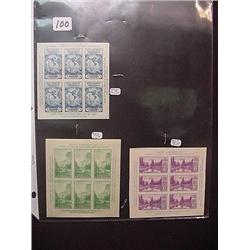 Scott # 735, 750, 751 Farley Souvenir Stamp Sheet