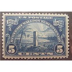 Scott # 616  5 Cent Huguenot- Walloon Tercentenna