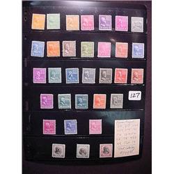Scott # 803-834  1938 Prexies Complete Mint Stamp