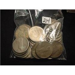 30 Piece Lot of Peace Silver Dollars   VG - XF