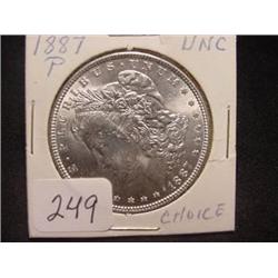 1887 Morgan Silver Dollar  MS 63