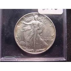 1941-S  Walking Liberty Half Dollar  AU 59