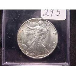 1944 Walking Liberty Half Dollar  BU
