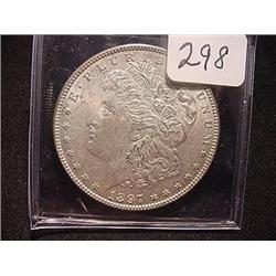 1897 Morgan Silver Dollar  BU