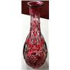 Image 1 : Bohemian Czech Ruby Cut to Clear Decanter in good