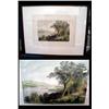 Image 1 : Nicely framed 14 3/4" by 11 5/8" etching by "W.H.