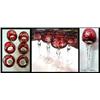 Image 1 : Set of six Bohemian Czech Ruby Cut to Clear stems