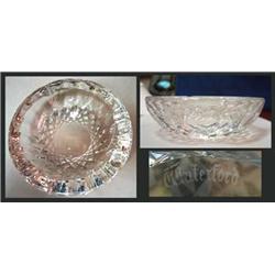 Another signed Waterford Ash Tray measuring 4 7/8