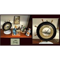 Collection of three porcelain figurines with faux