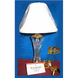 Waterford Lighting cut crystal table lamp standin