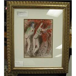 (53) Marc Chagall  Paradise Litho on art paper fr