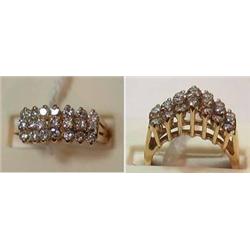 Ladys diamond band approx 1Ctw 14kt yellow gold s