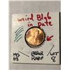Image 1 : EXTREMELY RARE Error Blob in Date 1995 Lincoln Penny MS68 High Grade