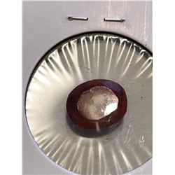 Rare HUGE 6.50 Carat RUBY Oval Cut Tested Natural