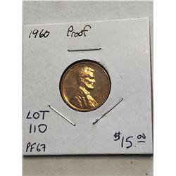 1960 PROOF Lincoln Penny
