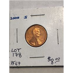 2005 S PROOF Lincoln Penny