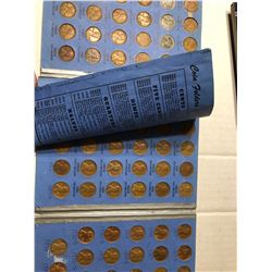 1941 to 1974 Lincoln Cent Coin Collection in Book has 59 Pennies