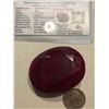 Image 1 : HUGE Investment Certified 445.50 Carat Natural Ruby Oval Cut with COA