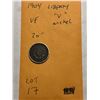 Image 2 : 1904 Liberty Head V Nickel Very Fine Grade Nice Early US Coin