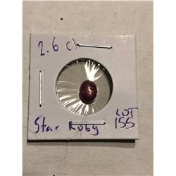 Rare 2.60 Carat STAR RUBY Tested Natural