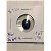 Image 1 : Extremely Rare HUGE 8.70 Carat STAR BLUE SAPPHIRE Tested Natural