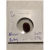 Image 2 : Rare HUGE 11.00 Carat RED RUBY Oval Cut Tested Natural