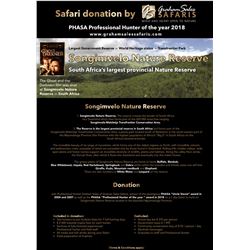 7-day South Africa safari for 2 hunters