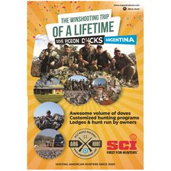 4-day Dove Shooting in Santiago del Estero Province, Argentina for 5-hunters