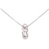 Image 1 : Tiffany and Company 0.25 ctw Diamond Ring Pendant with Chain