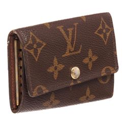 Louis Vuitton Monogram Canvas Leather 6 Key Holder