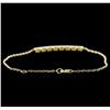 Image 2 : 0.55 ctw Diamond Bracelet - 14KT Yellow Gold