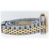 Image 4 : Rolex Ladies 2 Tone Pink Mother Of Pearl Roman & Sapphire Datejust Wristwatch