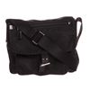 Prada Black Nylon Leather Crossbody Flap Bag