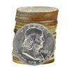 Image 1 : Roll of (20) 1958 Brilliant Uncirculated Franklin Half Dollars