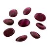 Image 2 : 4.89 ctw. Natural Oval Cut Ruby Parcel of Nine