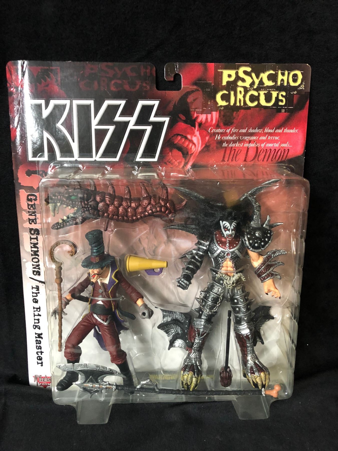 KISS GENE SIMMONS PSYCHO CIRCUS RING MASTER MCFARLANE