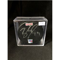 BRAD RICHARDS SIGNED HOCKEY PUCK