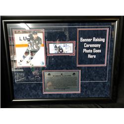 MARKUS NASLUND SIGNED GAME TICKET/ FRAMED PHOTO DISPLAY 32 X 28 (GAMEDAY COA)