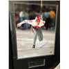 Image 3 : GAETAN BOUCHER SIGNED 28" X 22" FRAMED OLYMPIC PHOTO (GAMEDAY COA)