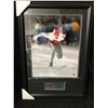 Image 1 : GAETAN BOUCHER SIGNED 28" X 22" FRAMED OLYMPIC PHOTO (GAMEDAY COA)