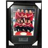 Image 1 : VANCOUVER 2010 TEAM CANADA CURLING SIGNED 22" X 30" FRAMED PHOTO W/ KEVIN MARTIN/ CHERYL BERNARD...