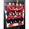 Image 2 : VANCOUVER 2010 TEAM CANADA CURLING SIGNED 22" X 30" FRAMED PHOTO W/ KEVIN MARTIN/ CHERYL BERNARD...
