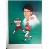 Image 1 : LIMITED EDITION 19" X 25"  DOUG FLUTIE SIGNED PRINT (152/1020)