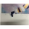 Image 2 : LIMITED EDITION DUAL SIGNED BOBBY & BRETT HULL ARTIST PRINT (22" X 28")