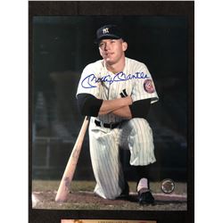 MICKEY MANTLE SIGNED 8 X 10 PHOTO (GSA COA)