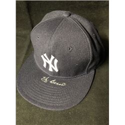 Yogi Berra Signed NYY Baseball Hat W/ Inscription (JSA COA)