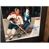 Image 2 : JEAN BELIVEAU AUTOGRAPHED 8 X 10 FRAMED PHOTO (MONTREAL CANADIENS) W/ COA